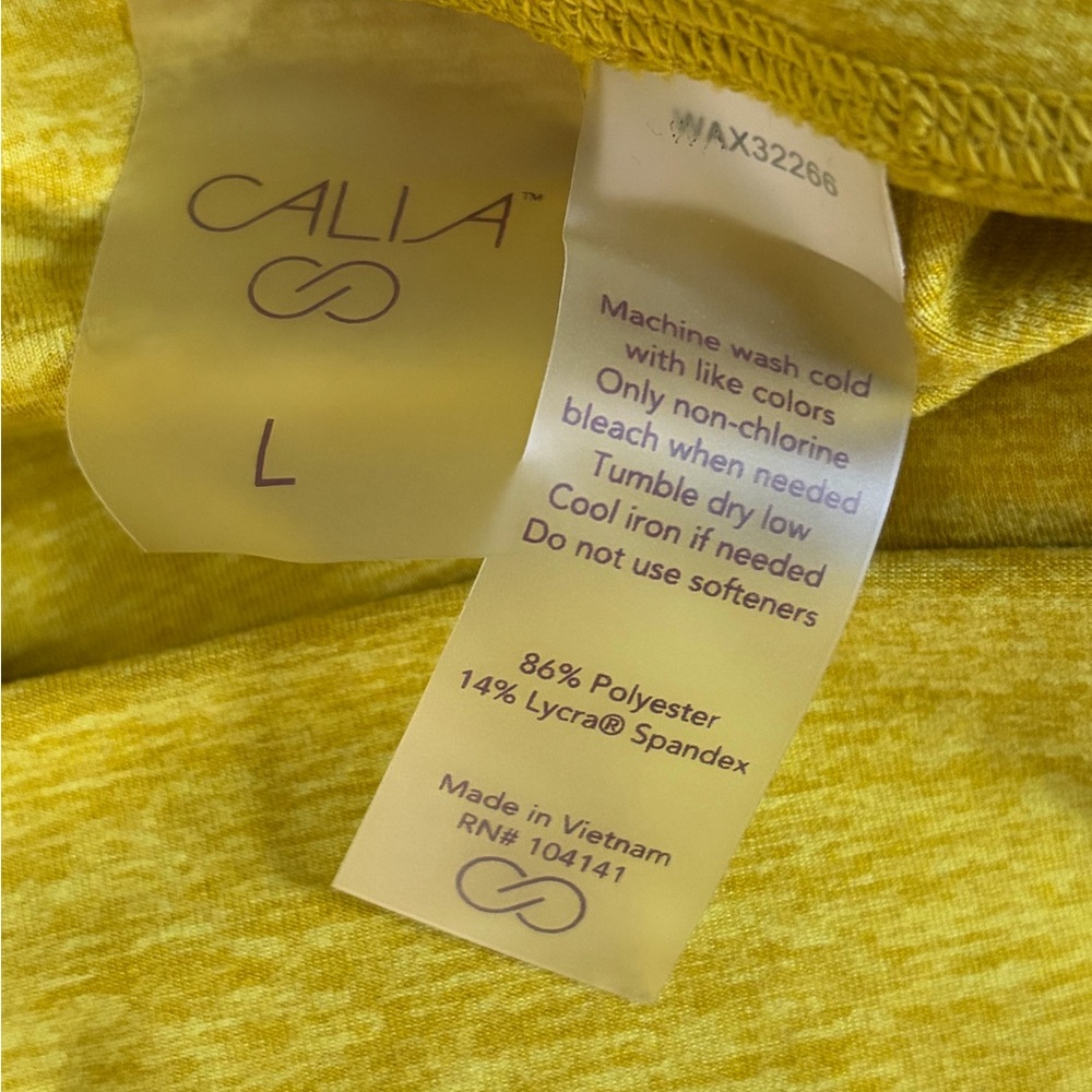 CALIA by Carrie Underwood Bright Yellow Leggings - Picture 3 of 3